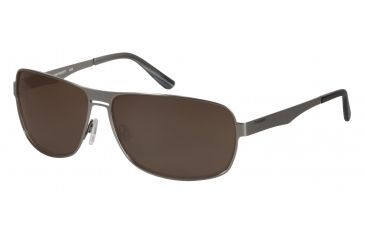 Image of Davidoff 97320 Single Vision Prescription Sunglasses - Grey Frame and Brown Silver  Lens 97320-650SV