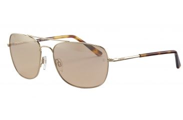 Image of Davidoff No. 97322 Sunglasses - Gold Frame and Brown Silver  Lens 97322-600