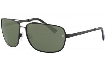 Image of Davidoff 97324 Bifocal Prescription Sunglasses - Black Frame and Grey Green Lens 97324-610BI