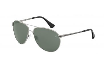 Image of Davidoff 97330 Bifocal Prescription Sunglasses - Silver Frame and Grey Green Lens 97330-110BI