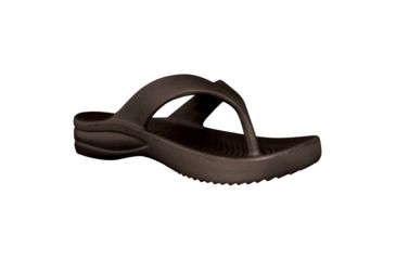 Image of DAWGS Womens Flip Flops, Dark Brown, 8