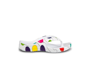 Image of Dawgs Toddlers Flip Flops - Kids, Balloons Multicolor, 8 US, ORFF.U.T.DC-Bln.0008