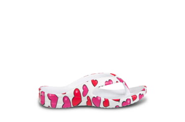 Image of Dawgs Toddlers Flip Flops - Kids, Hearts Multicolor, 9 US, ORFF.U.T.DC-Hrt.0009