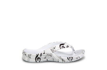 Image of Dawgs Toddlers Flip Flops - Kids, Musical Notes, 9 US, ORFF.U.T.DC-MN.0009