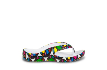 Image of Dawgs Toddlers Flip Flops - Kids, Peace Multicolor, 9 US, ORFF.U.T.DC-Pce.0009