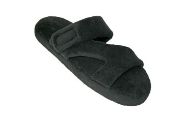 Image of Womens Fluffy Z Slippers, Black, 9-10