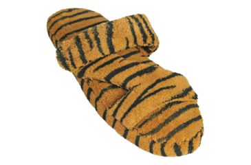 Image of Womens Fluffy Z Slippers, Tiger, 9-10
