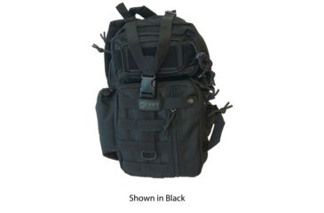 Image of DDT Assasin Single Shoulder Sling Backpack, Black/Teal DDT10722