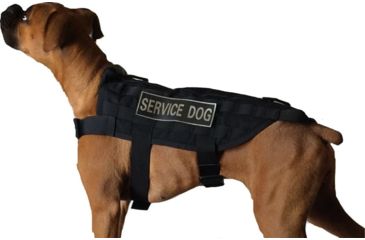 Image of DDT Sgt Stubby K-9 Vest, 20-26 Chest, Black, Small, 52410