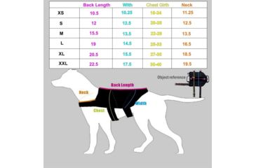 Image of DDT Sgt Stubby K-9 Vest, 20-26 Chest, Black, Small, 52410