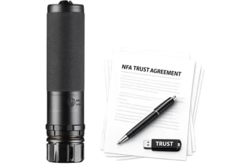 Image of Dead Air Silencers Sierra 5 Keymo 5.56x45mm NATO Suppressor w/FH, 1.5x6.27 in, Black, w/ NFA Trust Registration, 100000230170-KIT1