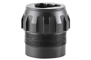 Image of Dead Air P-Series 3-Lug Adapter, Stainless Steel, Fits Primal/Wolfman, Black, DA444