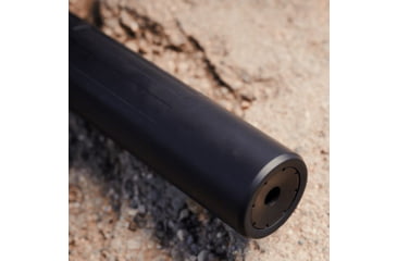 Image of Dead Air Silencers Nomax 33 .33XC XEMAX .338 Lapua Magnum Suppressor w/MB, 5/8x24, 1.75x9.1 in, Silver, 100000231688
