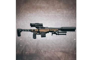 Image of Dead Air Silencers Nomax 33 .33XC XEMAX .338 Lapua Magnum Suppressor w/MB, 5/8x24, 1.75x9.1 in, Silver, 100000231688