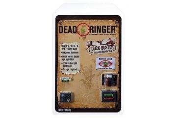 Image of Dead Ringer DR4317 Duck Buster Shotgun Lexan Orange/Grn Alum Black