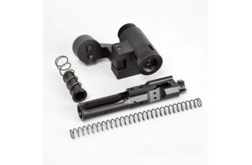 Image of Dead Foot Arms Modified Cycle System, .223/.223 Wylde/5.56/.300 BLK, DLC Bolt Carrier Group, Left Side Folding Stock Adapter, Black Anodized DFA-MCS-LFSRC-DLC