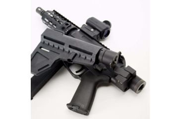 Image of Dead Foot Arms Modified Cycle System, 9mm, Black Nitiride Bolt Carrier Group BCG, Left Side Folding Stock Adapter, Black Anodized DFA-MCS-LFS9MM-BN1