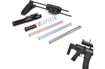 Image of Dead Foot Arms Subcompact Weapon 2.5in Tailhook Brace for Rifle Caliber AR Platform Pistols Gen 2, Black Anodized, 80020