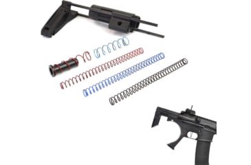 Image of Dead Foot Arms Subcompact Weapon 4in Tailhook Brace for Rifle Caliber AR Platform Pistols Gen 2, Black Anodized, 80040