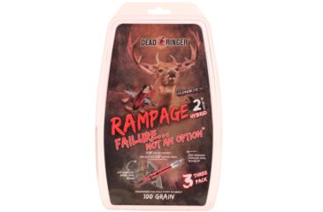 Image of Dead Ringer Rampage 100 Grain 2 Blade W/ 1.5 Blade DR4699