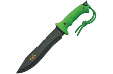 Image of Dead Walker Bowie Green Handle Fixed Blade Knife, 8in, Bowie, Green, ABS Handle CN211197GN