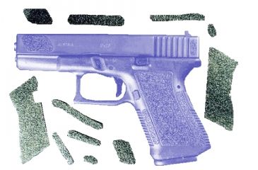 Image of Decal Grip Enhancer For Fits Glock 19 w/Finger Grooves G19FGR