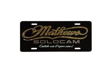 Image of Decals With Distinction Mathews License Plate, Black JCPLATE