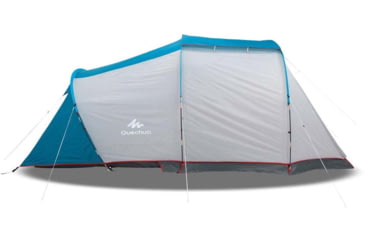 Image of Decathlon Arpenaz Waterproof Family Camping Tent, Light Gray, 4 Person, 2611395