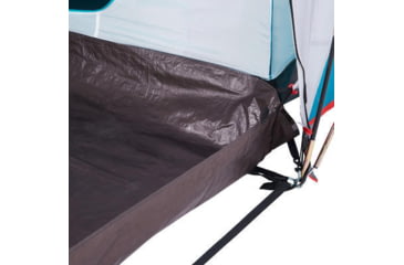 Image of Decathlon Quechua Waterproof Family Camping Tent, 2 Rooms, Blue, 4 Person, 4006569