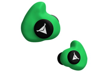 Image of Decibullz Custom Molded Earplugs, Green, Standard, PLG1-GRN