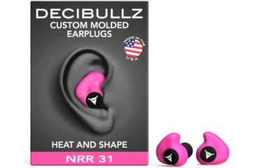 Image of Decibullz Custom Molded Earplugs, Pink, Standard, PLG1-PNK
