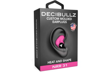 Image of Decibullz Custom Molded Earplugs, Pink, Standard, PLG1-PNK