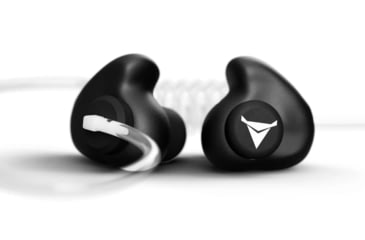 Image of Decibullz Custom Molded Surveillance Earpieces w/Isolation, Black, RTL-RDO-ISO-BLK