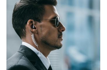 Image of Decibullz Security Radio Earpiece Adapter, Black, RTL-RDO-ISO-BLK