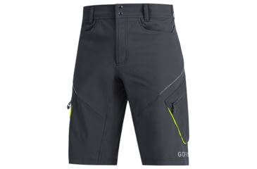Image of GOREWEAR Mens C3 Trail Cycling Shorts in Black XL Regular fit 52E346E4, 100047-9900-XXL