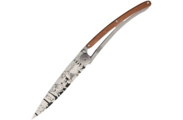 Image of Deejo Tattoo 37g Hunting Day Folding Knife, Rosewood Hunting Day Tattoo DEE1CB037