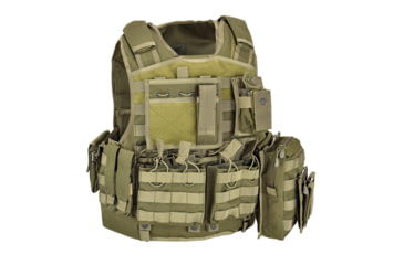 Image of Defcon 5 Body Armor Carrier Set, OD Green, NSN 8465152062503, D5-BAV06 OD