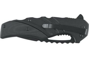 Image of Defcon 5 Delta Tactical Folding Knife, 3.34in, SS 8Cr13MOV, 8Cr Oxide Coated Blade, Aluminim G-10 Handle, Black, D5-K004