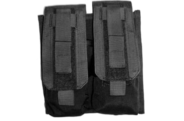 Image of Defcon 5 Double Mag Pouch, Black, NSN 8465152061246, D5-M4AKD B