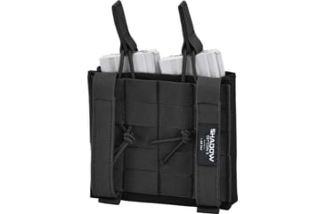 Image of Defcon 5 Double Open Ammo Pouch, Black, D5-LAS-M4AKDO B