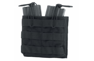 Image of Defcon 5 Double Open Mag Pouch, Black, D5-M4AKDO B
