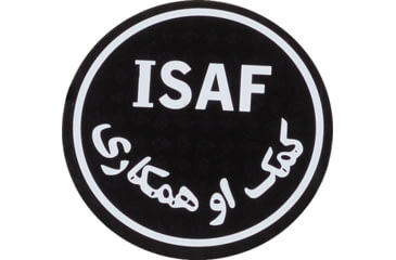 Image of Defcon 5 Infra Red Isaf Patch, Black, D5-FLAG-00232