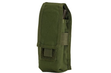 Image of Defcon 5 Large Radio Pouch, OD Green, NSN 8415152061258, D5-AC0028NEW OD