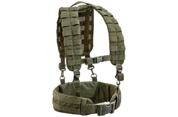 Image of Defcon 5 Load Bearing Belt with Harness, OD Green, Small/Medium, D5-2029 OD S/M