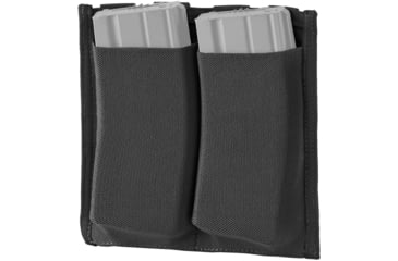 Image of Defcon 5 Low Profile Elastic 5.56 Double Magazine Pouch, Black, D5-M4LPDP B