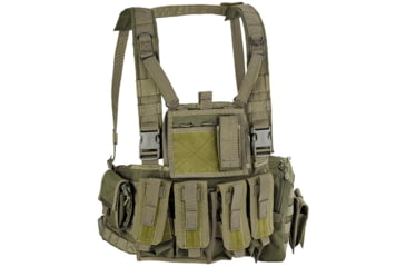Image of Defcon 5 Molle Recon Chest Rig, OD Green, NSN 8465152062521, D5-RC901 OD