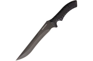Image of Defcon Hydra Fixed Blade D2 Black Coated, Fixed Blade Knife, 8.25in, D2 Tool Steel, Black, G10 Handle TD003BK