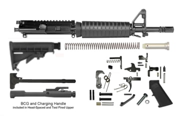 Image of Del-Ton Pre-Ban Heavy Profile Rifle Complete Upper Receiver, 5.56x45mm NATO, 11.5in, Pistol Length, Black, RKT107