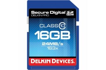 Image of Delkin 16GB Pro Series SD Memory Card SLDK05