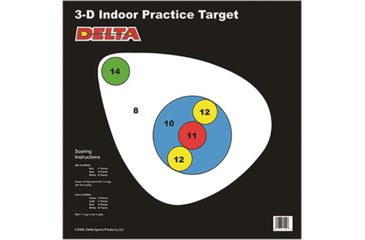 Image of Delta McKenzie ASA DAIR Target Right Facing, 100 pk., Multi-colored 1001105